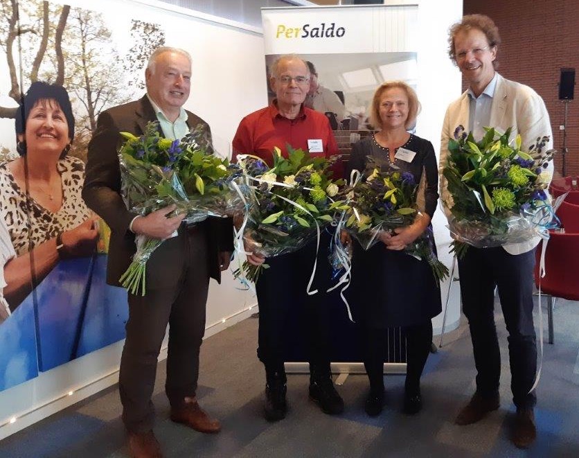 Van links naar rechts Lex Stibbe, Gabriel Enkelaar, Inge Zweerts de Jong, Louis Bouchez