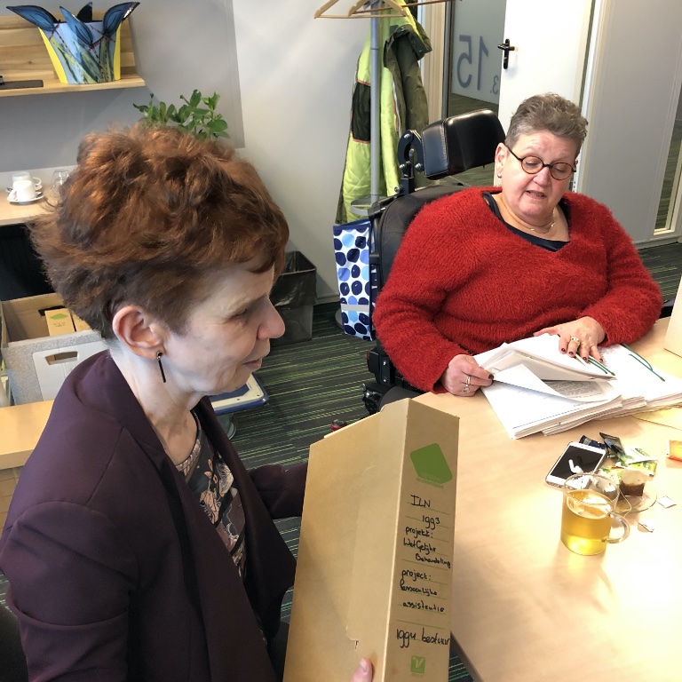 Aline Saers en Lies van der Loo